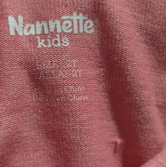 Nannette Kids Pink 2T Princess sequence rabbit bunny sweater glittery pink tutu - Picture 10 of 12